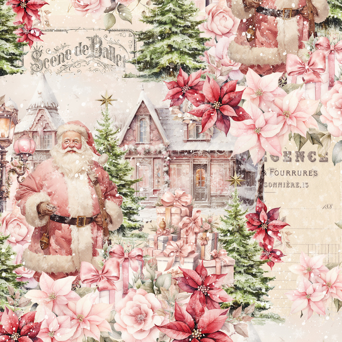Christmas Magic- Ivory Christmas Scenic 2014-41 - Quilting Fabric