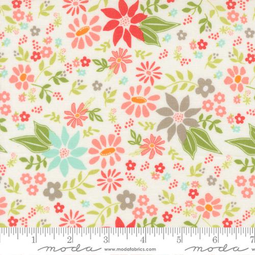 Poinsettia and Pear - Cloud Poinsettia/Floral 537710-11 - Quilting Fabric