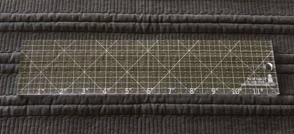 Quilted Pineapple 12" Edge Straight Ruler