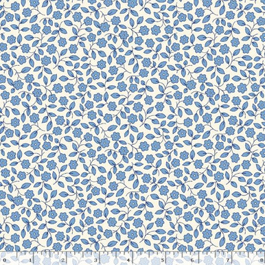 Wideback Fabric (108") - Marcys Fabrics - Aunt Grace Garden by Judie Rothermel - R361044D - Blue