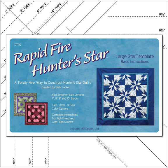 Studio 180 Rapid Fire Hunter's Star - Large Ruler