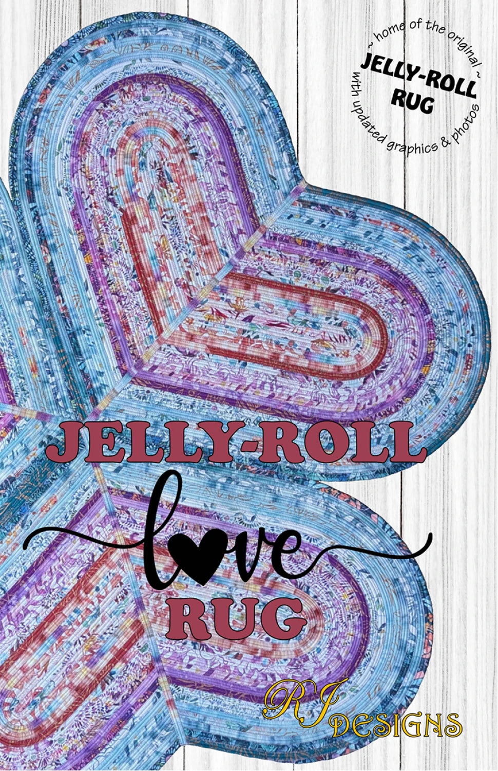 Jelly-Roll Love Rug Pattern