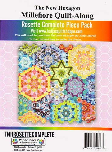 The New Hexagon Millefiore Complete Paper Piece Pack (By Special Order: Read description for full details)
