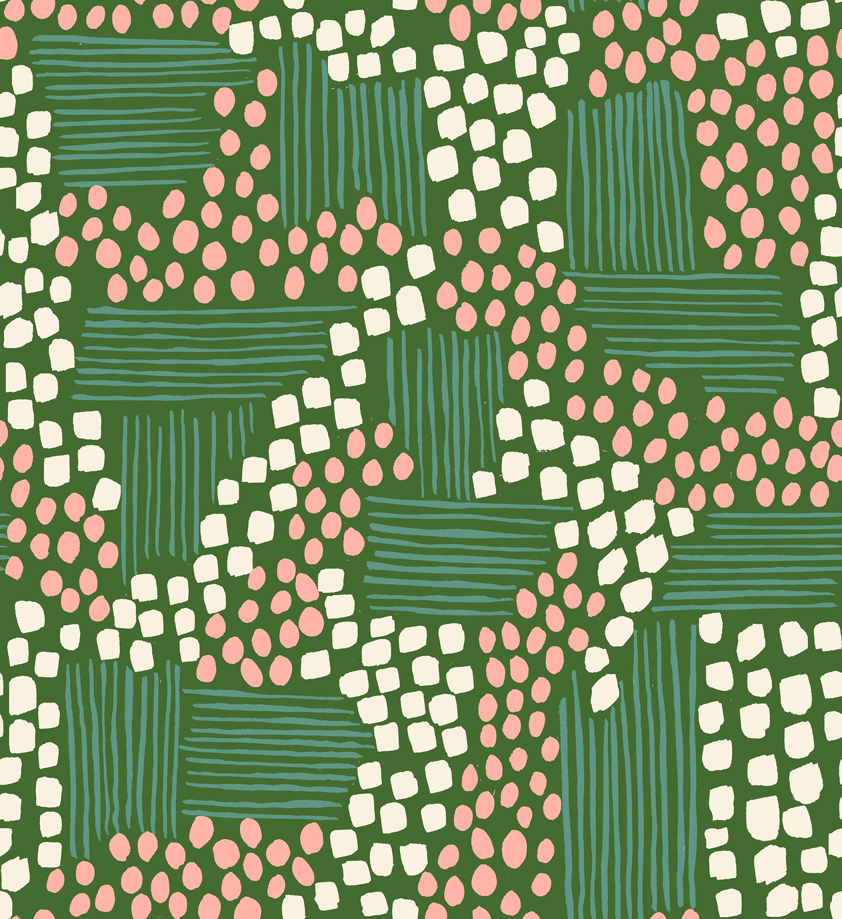 Reimagined Landscapes Aerial View Green RS604914 by Jen Hewett for Ruby Star Society (Sold in 25cm increments)
