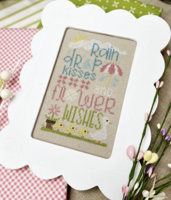 Raindrop Kisses Cross Stitch Pattern by Primrose Cottage Stitches