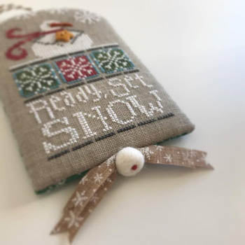 Ready, Set, Snow Cross Stitch Pattern by Hands On Design