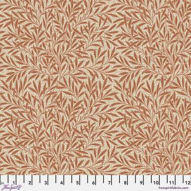 CLEARANCE FreeSpiritFabrics - Emery Walker's House by Morris & Co - PWWM109.Russet -Emery's Willow