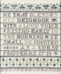 Rising Early Cross Stitch Pattern by My Big Toe Designs