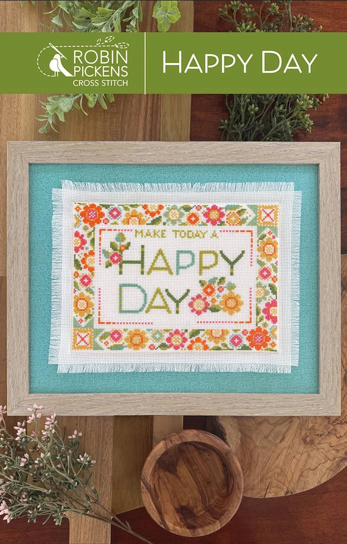 Robin Pickens HAPPY DAY Cross Stitch Pattern