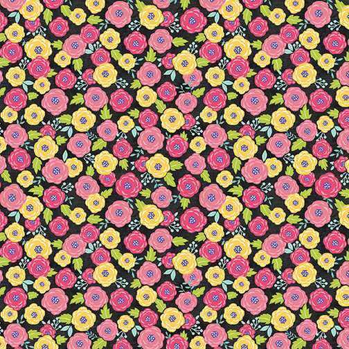 Rosey Posey Slate/Multi