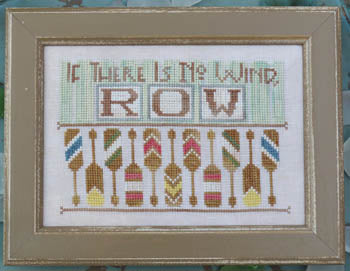 Row: To the Beach Series Cross Stitch Pattern by Hands On Design