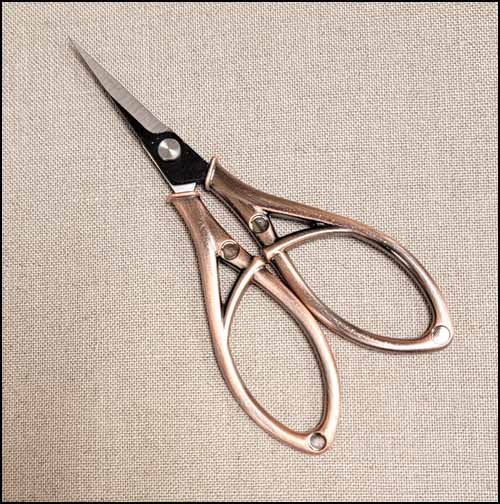 Royal Copper Embroidery Scissors by Yarn Tree