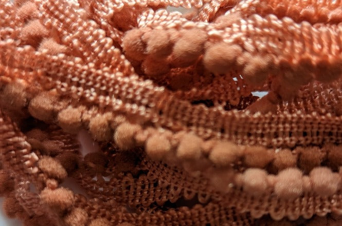 Russet Pom Pom Trim by Lady Dot Creates