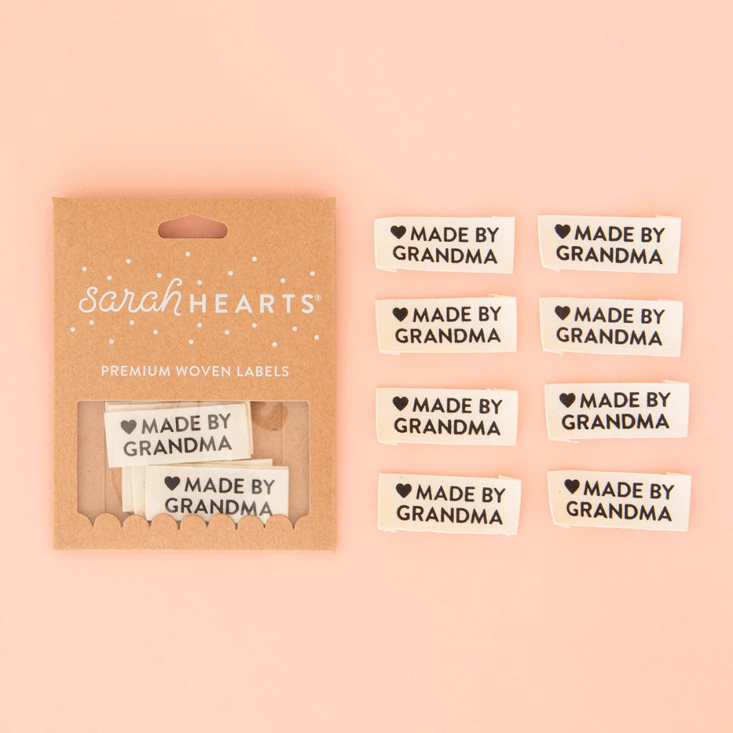 Made by Grandma Organic Cotton Labels #SH-LC216 (8/Pkg)