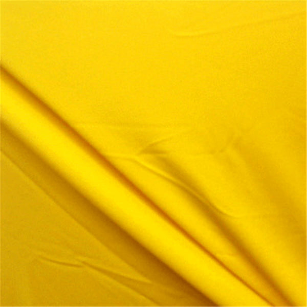 Yellow Shiny Tricot Bolt Fabric
