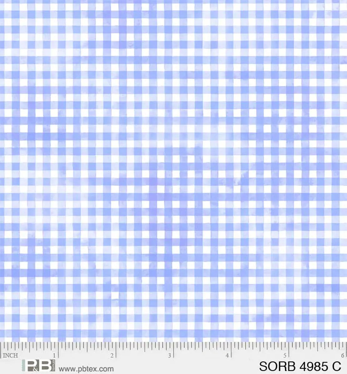 Sorbet Light Purple Plaid Fabric Yardage