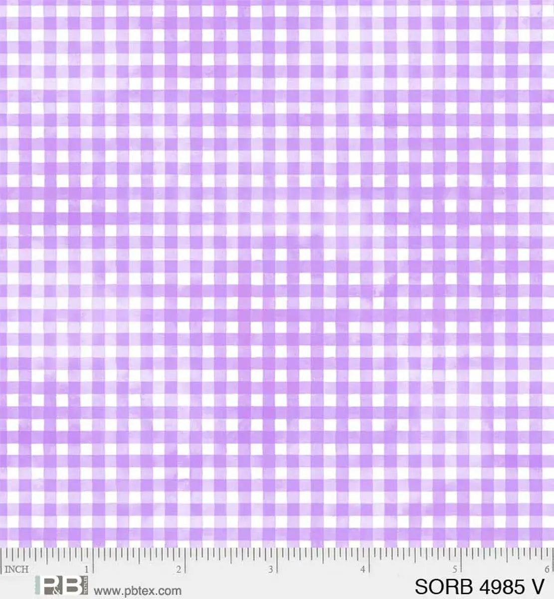 Sorbet Violet Plaid Fabric Yardage