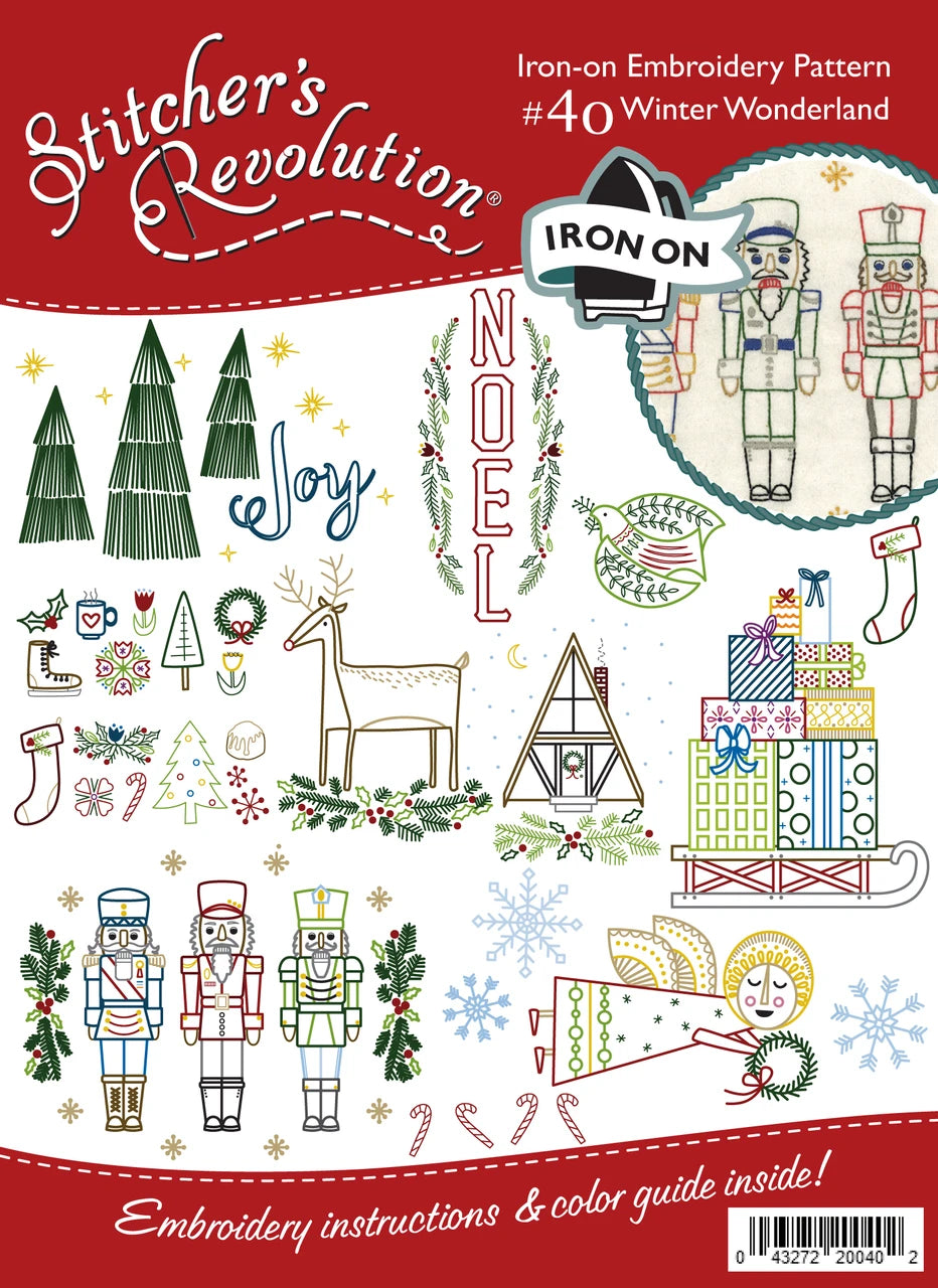SR40 Winter Wonderland – Stitcher’s RevolutionHand Stitch Embroidery Transfer Pattern