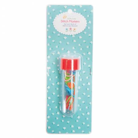Plastic Stitch Markers - Red Cap