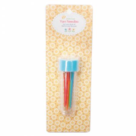 Plastic Yarn Needles - Blue Cap