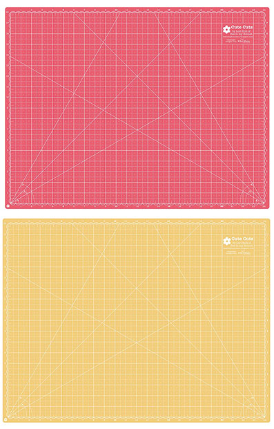 Cute Cuts Reversible Rotary Cutting Mat - 18 Inch X 24 Inch