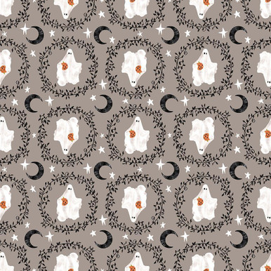 Ghouls Night Out by Dear Stella DPJ3391 Paloma Boo-Tique Posh Ghost | SOLD BY THE HALF-YARD