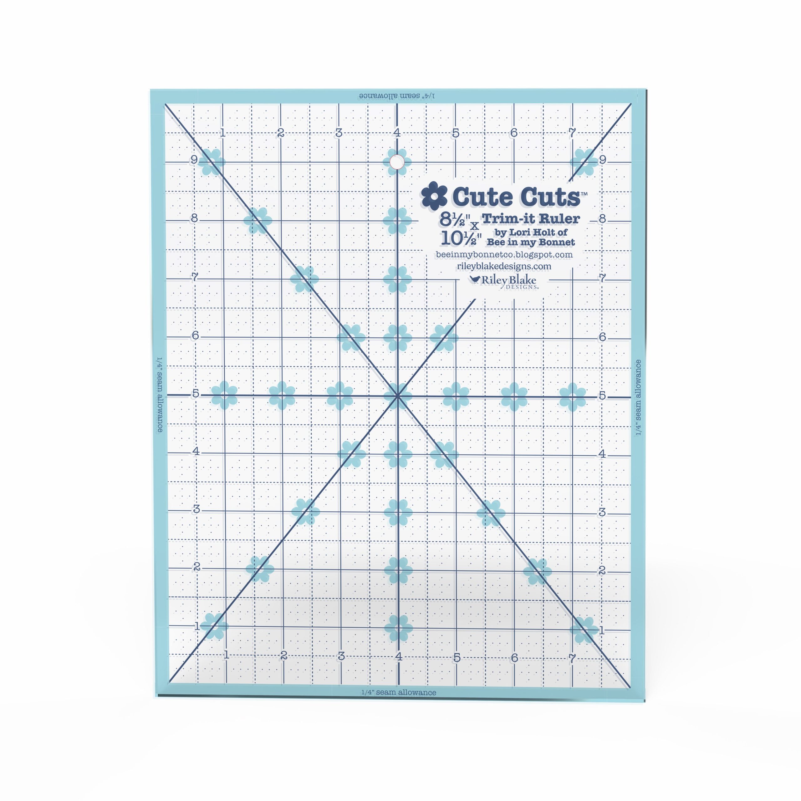 Cute Cuts Trim It Ruler 8.5" x 10.5" by Lori Holt