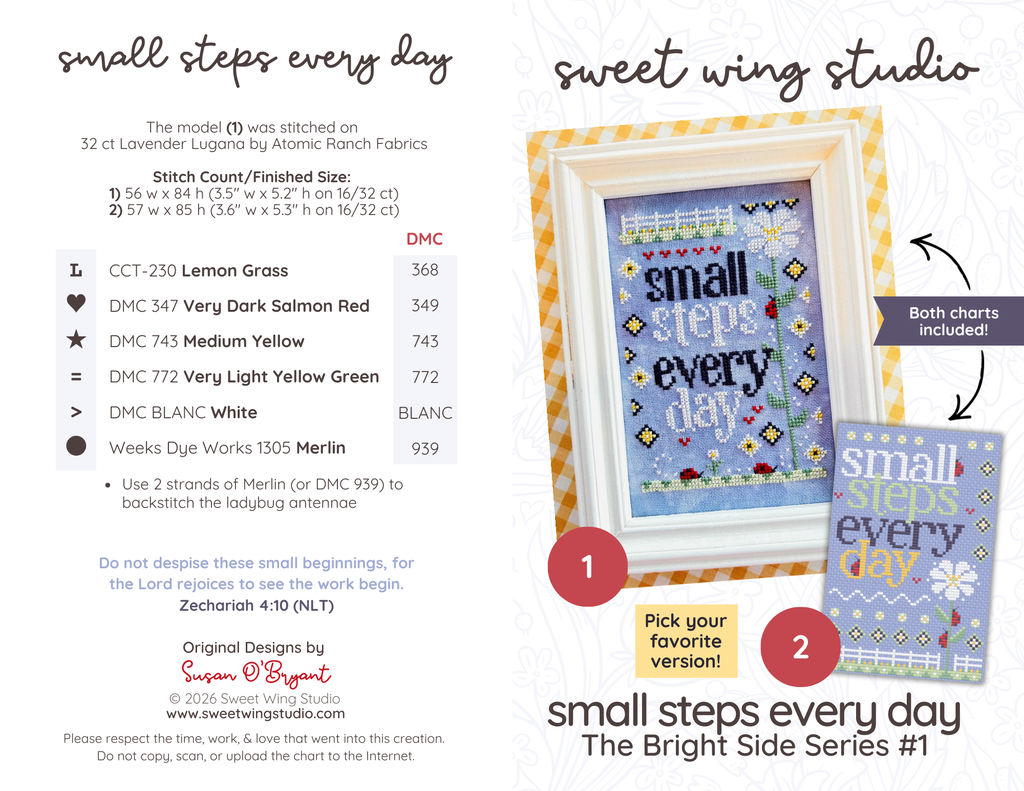 Bright Side Monthly Club with Sweet Wing Studio - 01 Small Steps - PDF