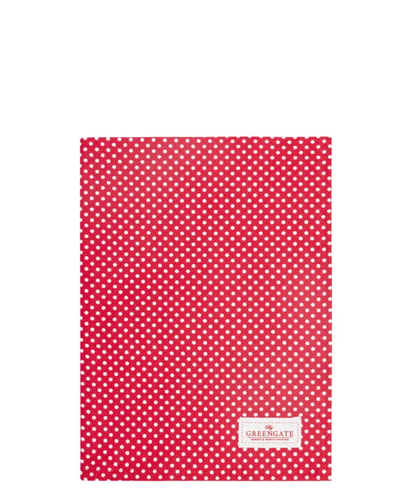 GreenGate Tea Towel Dotty Red