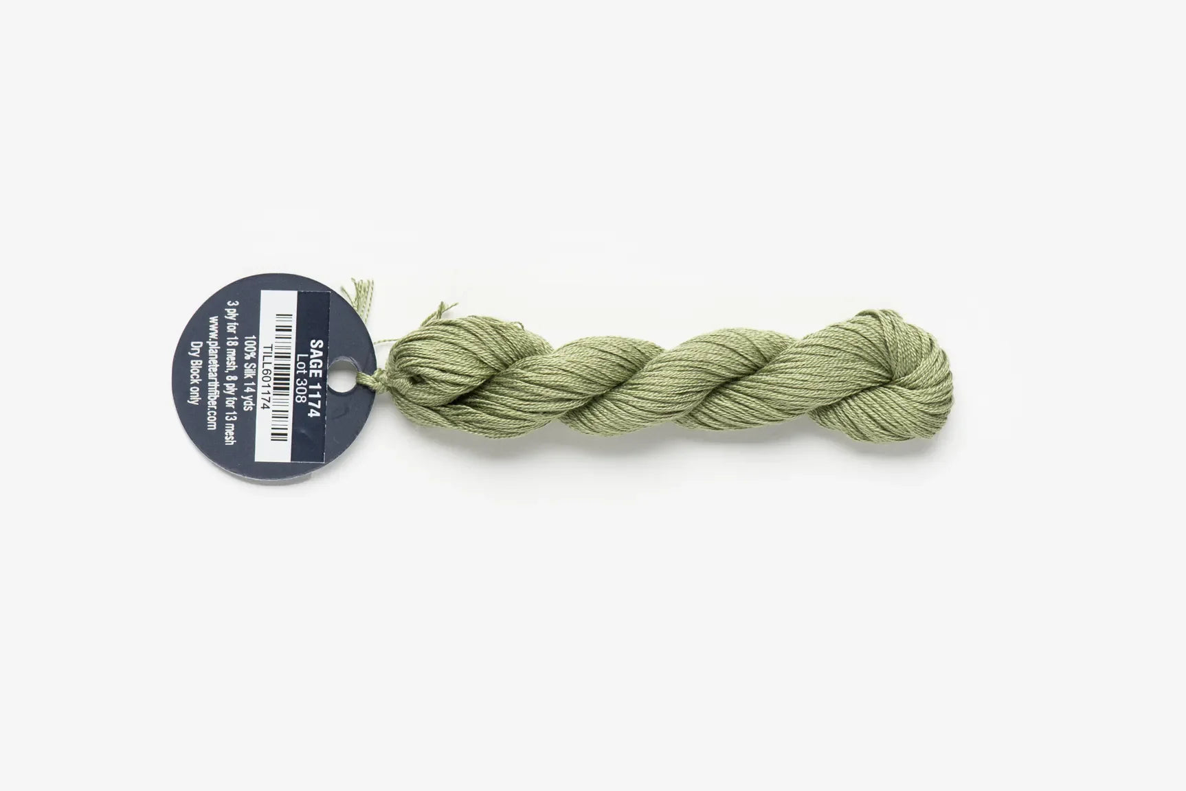 Sage (#1174) Planet Earth 6 ply silk