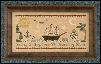 Sailing, Sailing Cross Stitch Pattern by Little House Needleworks