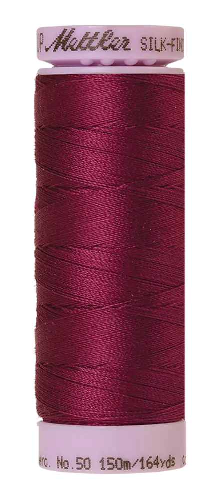 Mettler Cotton Silk Finish 50wt 150m Sangria