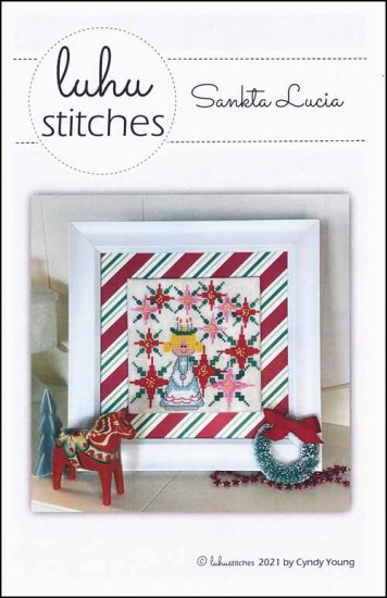 Sankta Lucia Cross Stitch Pattern by Luhu Stitches
