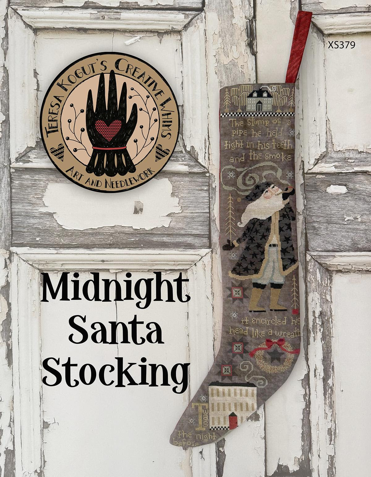 Midnight Santa Stocking - Teresa Kogut