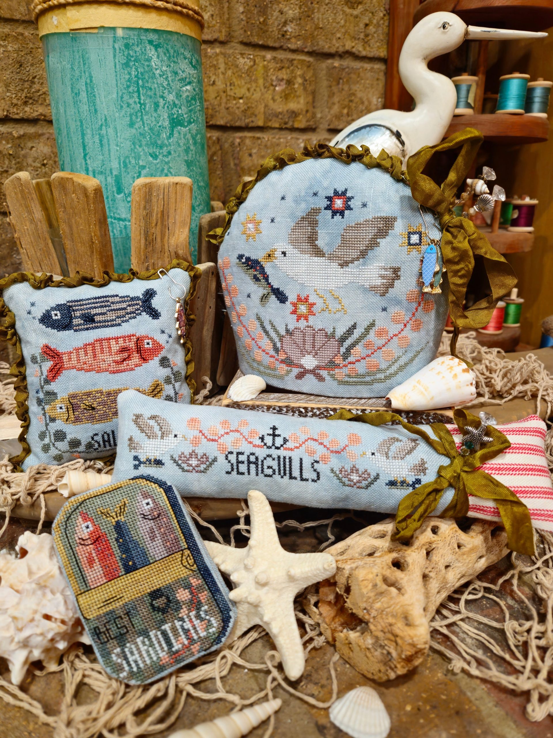 Sardine Thieves | Quaint Rose Needleart