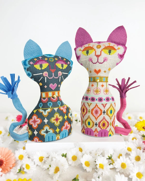Satsuma Street HIP KITTIES Cross Stitch Pattern