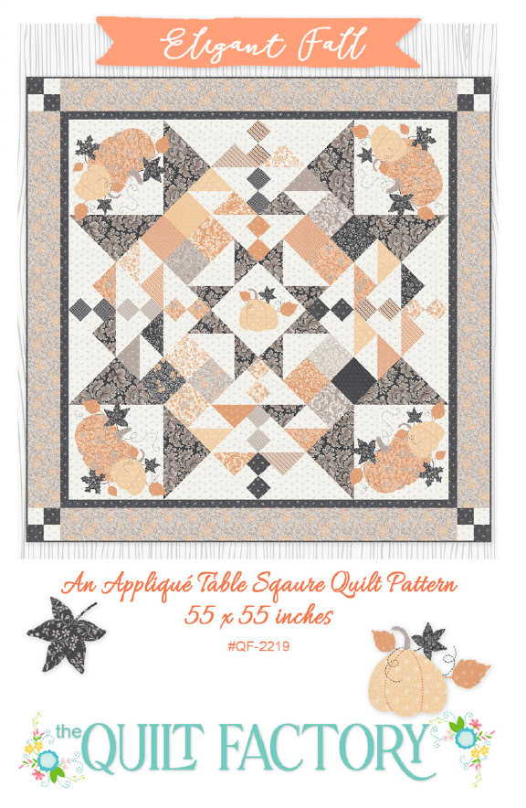 Downloadable Elegant Fall QuiltPattern