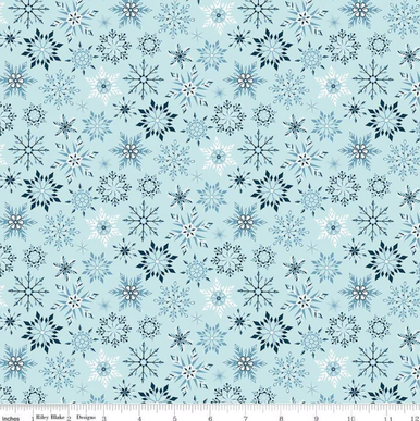 Snowdrift - Riley Blake Designs - Winter Magic by Dani Mogstad - C16365-Aqua