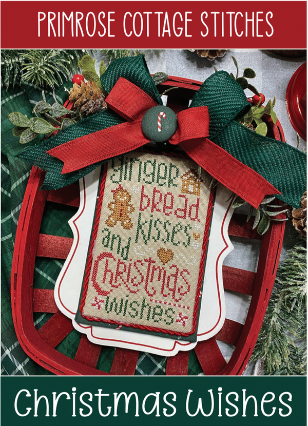 Christmas Wishesby Lindsey Weight of Primrose Cottage Stitches PAPER Pattern PCS-038