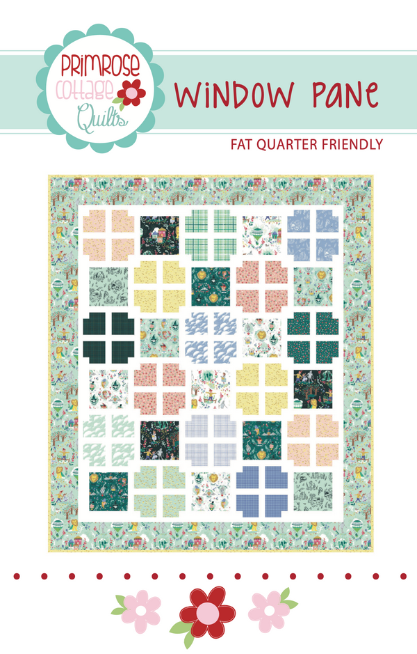 Window Pane by Lindsey Weight of Primrose Cottage Quilts - Quilt PDF Pattern