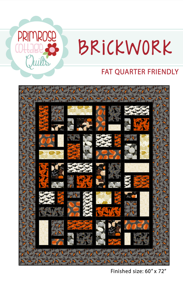 Brickwork by Lindsey Weight of Primrose Cottage Quilts - Quilt PDF Pattern