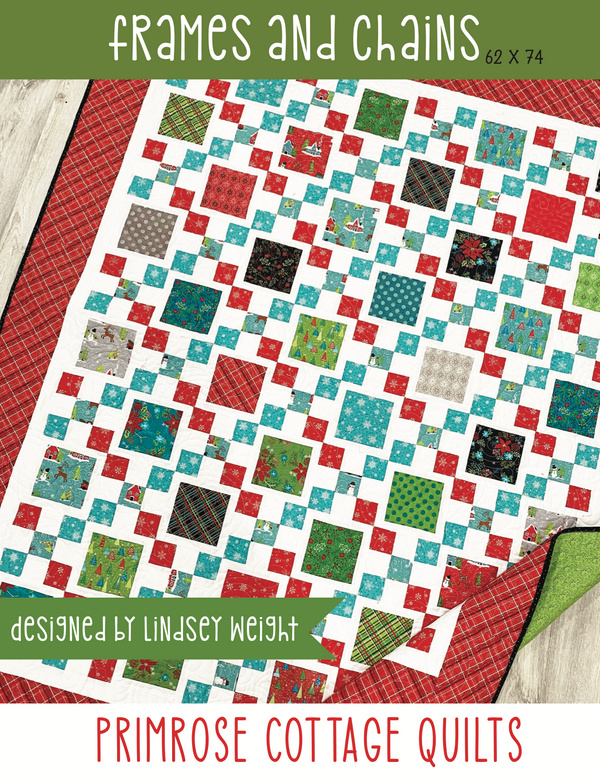 Frames and Chains by Lindsey Weight of Primrose Cottage Quilts - Quilt PDF Pattern