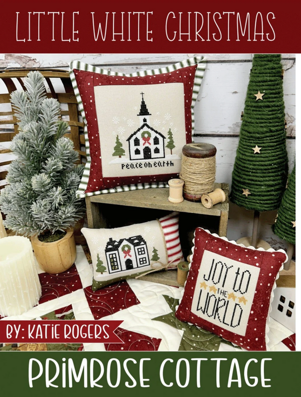 Little White Christmas Cross Stitch by Lindsey Weight of Primrose Cottage - PDF Pattern