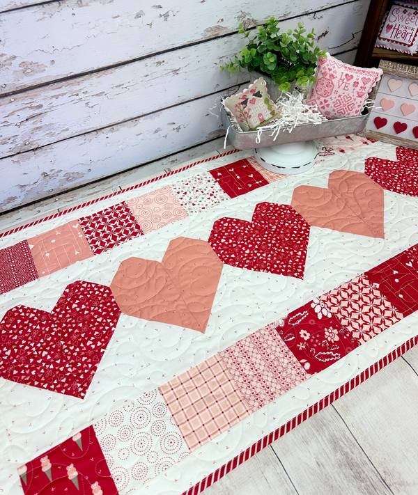 Oh My Heart!! - Quilt PDF Pattern