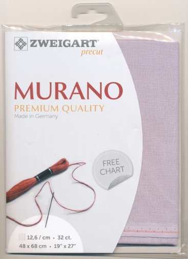 Zweigart Murano 32 ct - 558 Mauve