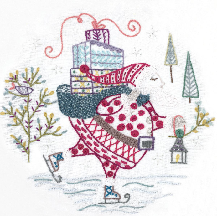Ho Ho Ho! - Embroidery kit - Un chat dans l'aiguille