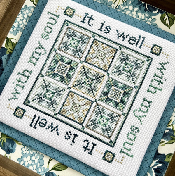 It is Well Cross Stitch by Sweet Wing Studio - Paper Pattern