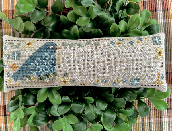 Goodness & Mercy Cross Stitch by Sweet Wing Studio - Paper Pattern