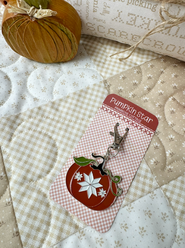Pumpkin Star Charm by Primrose Cottage
