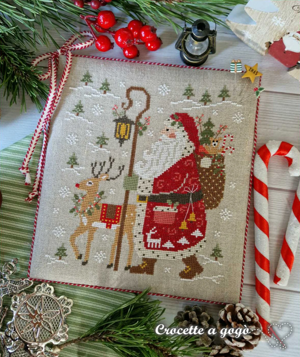 Santa Claus 2024 Cross Stitch by Crocette A Gogò - PAPER Pattern